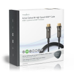 Nedis Aktiva Optiska Ultra High Speed HDMI Kabel med Ethernet | HDMI™ Kontakt | HDMI™ Kontakt | 8K@60Hz | 48 Gbps | 20.0 m | Rund | PVC | Svart | Presentbox Nedis Aktiva Optiska Ultra High Speed HDMI Kabel med Ethernet | HDMI™ Kontakt | HDMI™ Kontakt | 8K@60Hz | 48 Gbps | 20.0 m | Rund | PVC | Svart | Presentbox