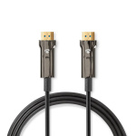 Nedis Aktiva Optiska Ultra High Speed HDMI Kabel med Ethernet | HDMI™ Kontakt | HDMI™ Kontakt | 8K@60Hz | 48 Gbps | 50.0 m | Rund | PVC | Svart | Presentbox Nedis Aktiva Optiska Ultra High Speed HDMI Kabel med Ethernet | HDMI™ Kontakt | HDMI™ Kontakt | 8K@60Hz | 48 Gbps | 50.0 m | Rund | PVC | Svart | Presentbox