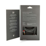 Nedis Stereoljudkabel | 2x RCA Hane | 2x RCA Hane | Guldplaterad | 5.00 m | Rund | Grå / Grått Med Metall | Kartong med täckt fönster