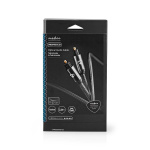 Nedis Optisk ljudkabel | TosLink Hane | TosLink Hane | 2.00 m | Rund | Bomull | Grått Med Metall | Kartong med täckt fönster Nedis Optisk ljudkabel | TosLink Hane | TosLink Hane | 2.00 m | Rund | Bomull | Grått Med Metall | Kartong med täckt fönster