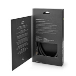 Nedis High Speed ​​HDMI ™ kabel med Ethernet | HDMI™ Kontakt | HDMI™ Kontakt | 4K@60Hz | ARC | 18 Gbps | 2.00 m | Rund | Bomull | Grått Med Metall | Kartong med täckt fönster