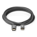 Nedis High Speed HDMI ™ kabel med Ethernet | HDMI™ Kontakt | HDMI™ Mini kontakt | 4K@60Hz | 18 Gbps | 2.00 m | Rund | Bomull | Antracit / Grått Med Metall | Kartong med täckt fönster Nedis High Speed HDMI ™ kabel med Ethernet | HDMI™ Kontakt | HDMI™ Mini kontakt | 4K@60Hz | 18 Gbps | 2.00 m | Rund | Bomull | Antracit / Grått Med Metall | Kartong med täckt fönster