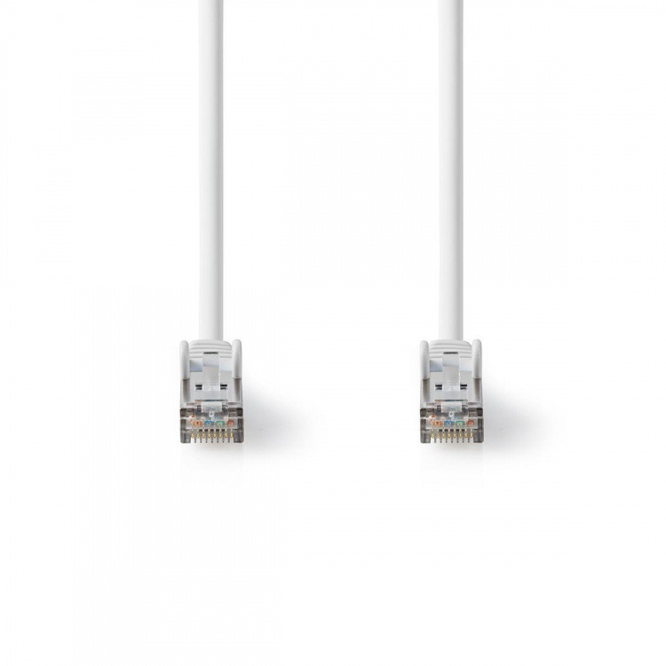 Nedis Cat 8.1 nätverkskabel | S/FTP | RJ45 hane | RJ45 hane | 0.15 m | Rund | LSZH | Vit | Kuvert