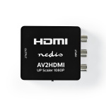 Nedis HDMI ™ Omvandlare | 3x RCA Female | 1x HDMI™ Output | Envägs | 1080p | 1.65 Gbps | ABS | Antracit Nedis HDMI ™ Omvandlare | 3x RCA Female | 1x HDMI™ Output | Envägs | 1080p | 1.65 Gbps | ABS | Antracit