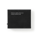 Nedis HDMI ™ Extractor | HDMI™ Input | TosLink Female / 1x 3.5 mm / 1x HDMI™ Output | Maximal upplösning: 4K@60Hz | 18 Gbps | Metall | Antracit | Presentbox Nedis HDMI ™ Extractor | HDMI™ Input | TosLink Female / 1x 3.5 mm / 1x HDMI™ Output | Maximal upplösning: 4K@60Hz | 18 Gbps | Metall | Antracit | Presentbox