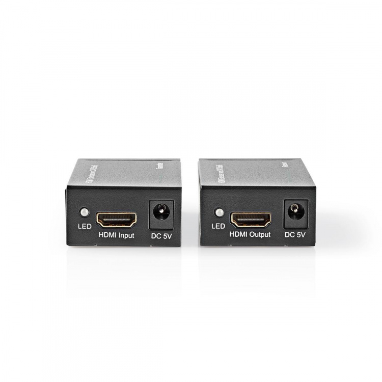 Nedis HDMI ™ Extender | Över Cat6 | Upp till 60.0 m | 1080p | 1.65 Gbps | Metall | Antracit