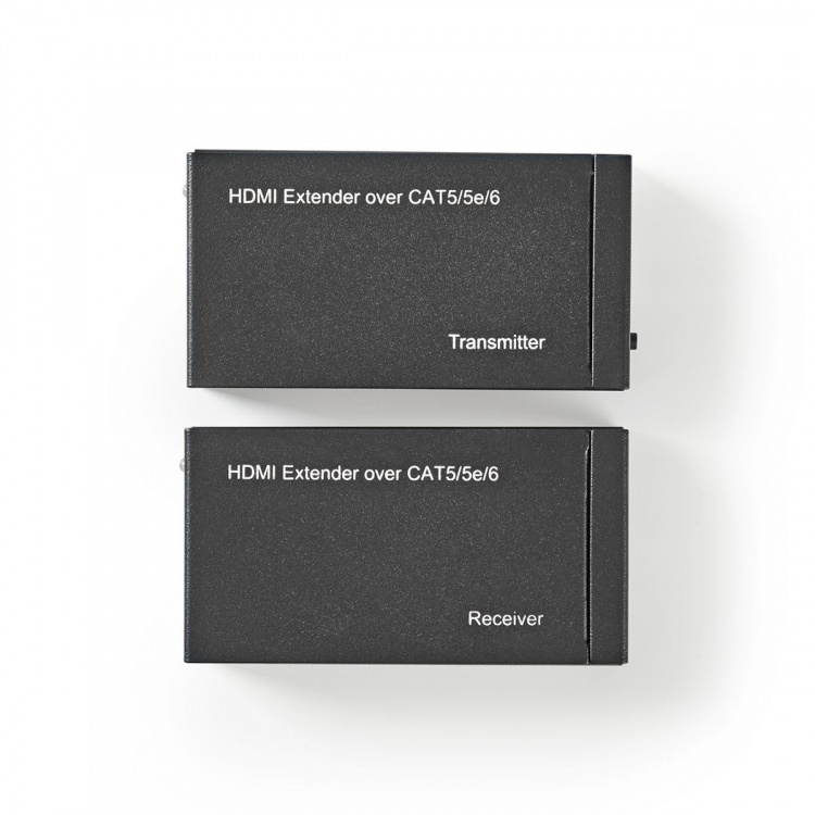Nedis HDMI ™ Extender | Över Cat6 | Upp till 60.0 m | 1080p | 1.65 Gbps | Metall | Antracit