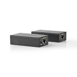 Nedis HDMI ™ Extender | Över Cat6 | Upp till 60.0 m | 1080p | 1.65 Gbps | Metall | Antracit