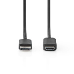 Nedis Displayport-kabel | DisplayPort Hane | HDMI™ Kontakt | 4K@60Hz | Nickelplaterad | 2.00 m | Rund | PVC | Svart | Låda Nedis Displayport-kabel | DisplayPort Hane | HDMI™ Kontakt | 4K@60Hz | Nickelplaterad | 2.00 m | Rund | PVC | Svart | Låda