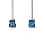 Nedis CAT6a nätverkskabel | S/FTP | RJ45 hane | RJ45 hane | 1.00 m | Snagless | Rund | LSZH | Grå | Kuvert