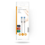 Nedis CAT6a nätverkskabel | S/FTP | RJ45 hane | RJ45 hane | 1.00 m | Snagless | Rund | LSZH | Grå | Kuvert