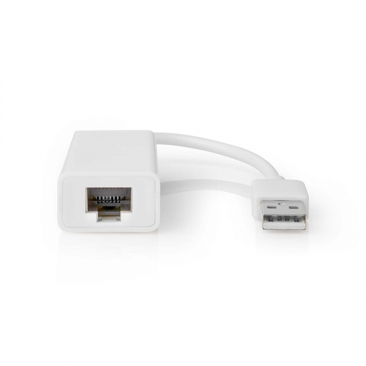 Nedis USB-nätverkskort | USB 2.0 | 100 Mbps | USB-A Hane | RJ45 Hona | 0.20 m | Rund | Guldplaterad / Nickelplaterad | Bar koppar | Vit | Låda Nedis USB-nätverkskort | USB 2.0 | 100 Mbps | USB-A Hane | RJ45 Hona | 0.20 m | Rund | Guldplaterad / Nickelplaterad | Bar koppar | Vit | Låda
