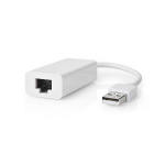 Nedis USB-nätverkskort | USB 2.0 | 100 Mbps | USB-A Hane | RJ45 Hona | 0.20 m | Rund | Guldplaterad / Nickelplaterad | Bar koppar | Vit | Låda Nedis USB-nätverkskort | USB 2.0 | 100 Mbps | USB-A Hane | RJ45 Hona | 0.20 m | Rund | Guldplaterad / Nickelplaterad | Bar koppar | Vit | Låda