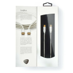 Nedis USB-kabel | USB 2.0 | USB-C™ Hane | USB-C™ Hane | 100 W | 480 Mbps | Guldplaterad | 1.00 m | Rund | Flätad / Nylon | Silver | Kartong med täckt fönster Nedis USB-kabel | USB 2.0 | USB-C™ Hane | USB-C™ Hane | 100 W | 480 Mbps | Guldplaterad | 1.00 m | Rund | Flätad / Nylon | Silver | Kartong med täckt fönster