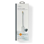 Nedis USB-C™ Adapter | USB 3.2 Gen 1 | USB-C™ Hane | Mini DisplayPort Hona | 0.20 m | Rund | Guldplaterad | Flätad / Nylon | Silver | Kartong med täckt fönster Nedis USB-C™ Adapter | USB 3.2 Gen 1 | USB-C™ Hane | Mini DisplayPort Hona | 0.20 m | Rund | Guldplaterad | Flätad / Nylon | Silver | Kartong med täckt fönster