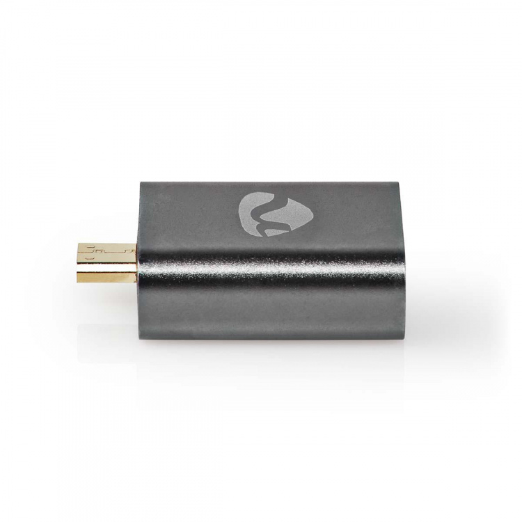 Nedis HDMI™ Adapter | HDMI™ Hane / HDMI™ Micro kontakt | HDMI™ Utgång | Guldplaterad | Rak | Aluminium | Grått Med Metall | 1 st. | Kartong med täckt fönster Nedis HDMI™ Adapter | HDMI™ Hane / HDMI™ Micro kontakt | HDMI™ Utgång | Guldplaterad | Rak | Aluminium | Grått Med Metall | 1 st. | Kartong med täckt fönster