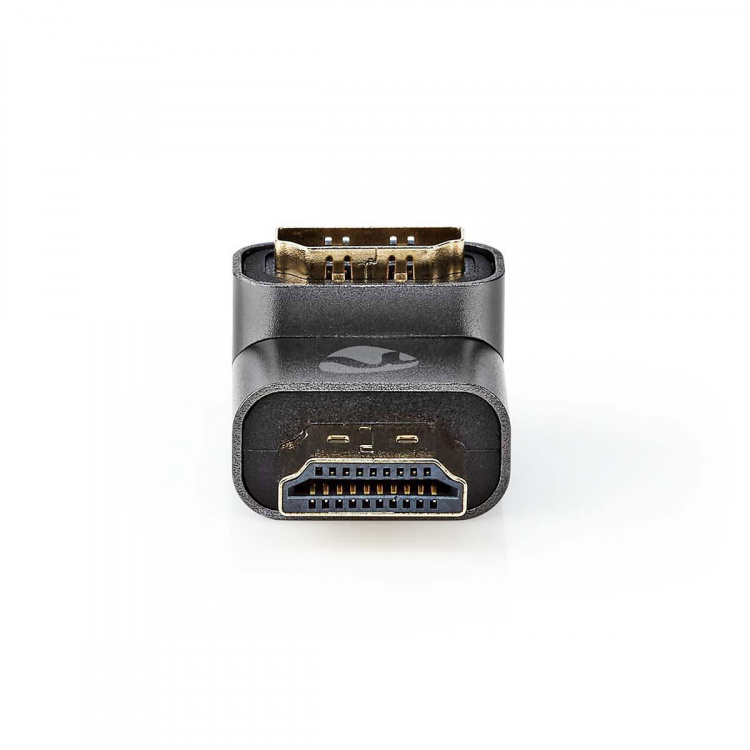 Nedis HDMI™ Adapter | HDMI™ Hane / HDMI™ Kontakt | HDMI™ Utgång | Guldplaterad | Vinklat 90° | Aluminium | Grått Med Metall | 1 st. | Kartong med täckt fönster Nedis HDMI™ Adapter | HDMI™ Hane / HDMI™ Kontakt | HDMI™ Utgång | Guldplaterad | Vinklat 90° | Aluminium | Grått Med Metall | 1 st. | Kartong med täckt fönster