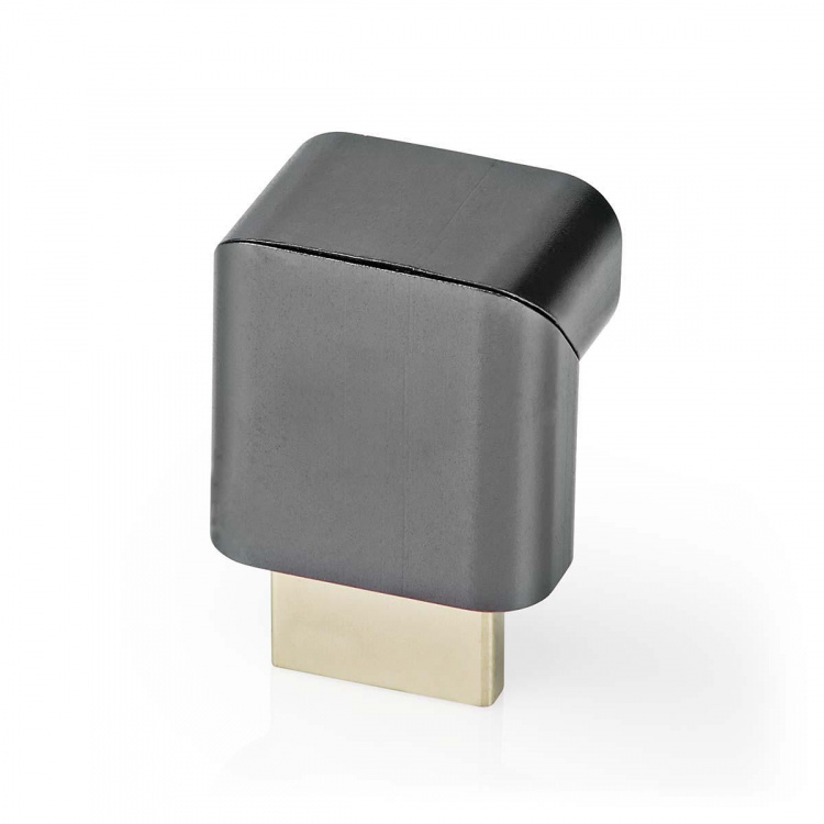 Nedis HDMI™ Adapter | HDMI™ Hane / HDMI™ Kontakt | HDMI™ Utgång | Guldplaterad | Vinklat 90° | Aluminium | Grått Med Metall | 1 st. | Kartong med täckt fönster Nedis HDMI™ Adapter | HDMI™ Hane / HDMI™ Kontakt | HDMI™ Utgång | Guldplaterad | Vinklat 90° | Aluminium | Grått Med Metall | 1 st. | Kartong med täckt fönster