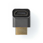 Nedis HDMI™ Adapter | HDMI™ Hane / HDMI™ Kontakt | HDMI™ Utgång | Guldplaterad | Vinklat 270° | Aluminium | Grått Med Metall | 1 st. | Kartong med täckt fönster Nedis HDMI™ Adapter | HDMI™ Hane / HDMI™ Kontakt | HDMI™ Utgång | Guldplaterad | Vinklat 270° | Aluminium | Grått Med Metall | 1 st. | Kartong med täckt fönster