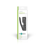 Nedis Crimp pliers | CAT5 / CAT5e / CAT6 / CAT6a / CAT7 / RJ12 | Skärande / Tång | ABS / Stål | Svart