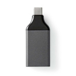 Nedis USB-C™ Adapter | USB 3.2 Gen 1 | USB-C™ Hane | HDMI™ Hona | 4K@60Hz | Rund | Nickelplaterad | Grå / Svart | Kuvert Nedis USB-C™ Adapter | USB 3.2 Gen 1 | USB-C™ Hane | HDMI™ Hona | 4K@60Hz | Rund | Nickelplaterad | Grå / Svart | Kuvert