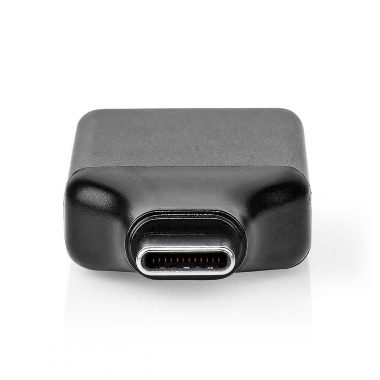 Nedis USB-C™ Adapter | USB 3.2 Gen 1 | USB-C™ Hane | HDMI™ Hona | 4K@60Hz | Rund | Nickelplaterad | Grå / Svart | Kuvert Nedis USB-C™ Adapter | USB 3.2 Gen 1 | USB-C™ Hane | HDMI™ Hona | 4K@60Hz | Rund | Nickelplaterad | Grå / Svart | Kuvert