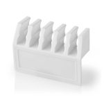 Nedis Kabelhantering | Kabelklämma | Klicka och Go | 2 st. | Antal platser: 5 Skivor | Maximal kabeltjocklek: 7.1 mm | Polypropylene | Vit Nedis Kabelhantering | Kabelklämma | Klicka och Go | 2 st. | Antal platser: 5 Skivor | Maximal kabeltjocklek: 7.1 mm | Polypropylene | Vit