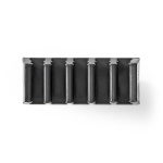 Nedis Kabelhantering | Kabelklämma | Klicka och Go | 2 st. | Antal platser: 5 Skivor | Maximal kabeltjocklek: 7.1 mm | Polypropylene | Svart Nedis Kabelhantering | Kabelklämma | Klicka och Go | 2 st. | Antal platser: 5 Skivor | Maximal kabeltjocklek: 7.1 mm | Polypropylene | Svart