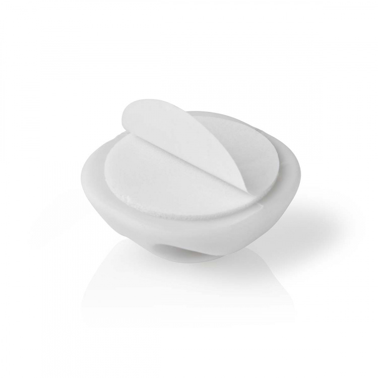 Nedis Kabelhantering | Kabelklämma | Klicka och Go | 4 st. | Antal platser: 3 Skivor | Maximal kabeltjocklek: 5.3 mm | TPE | Vit Nedis Kabelhantering | Kabelklämma | Klicka och Go | 4 st. | Antal platser: 3 Skivor | Maximal kabeltjocklek: 5.3 mm | TPE | Vit