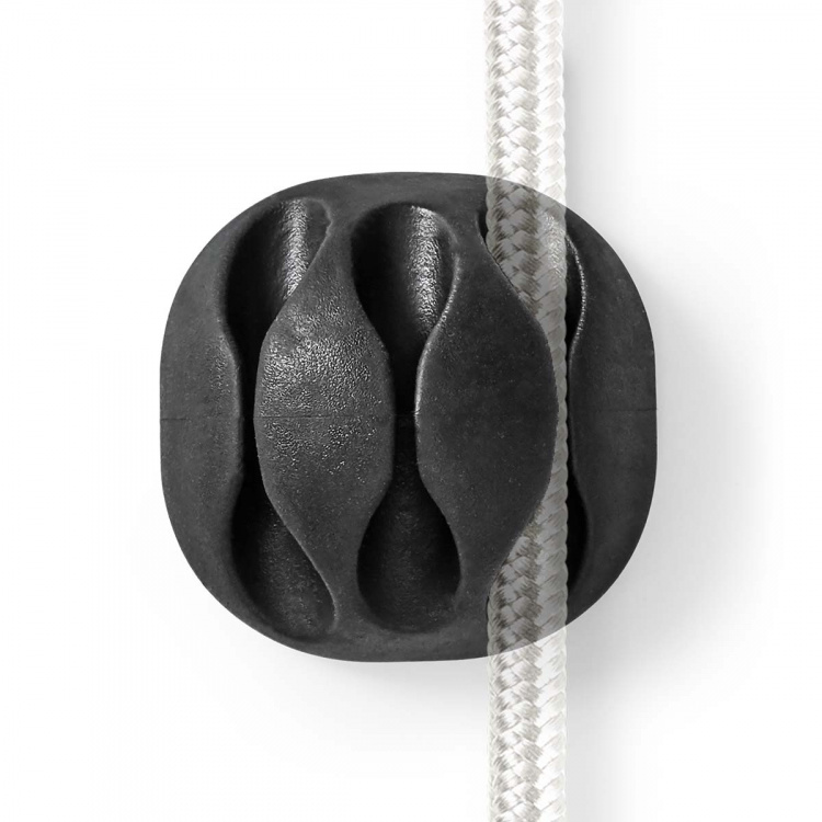 Nedis Kabelhantering | Kabelklämma | Klicka och Go | 4 st. | Antal platser: 3 Skivor | Maximal kabeltjocklek: 5.3 mm | TPE | Svart Nedis Kabelhantering | Kabelklämma | Klicka och Go | 4 st. | Antal platser: 3 Skivor | Maximal kabeltjocklek: 5.3 mm | TPE | Svart