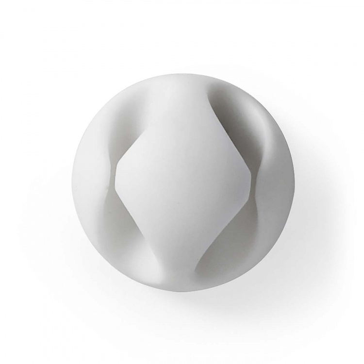 Nedis Kabelhantering | Kabelklämma | Klicka och Go | 6 st. | Antal platser: 2 Skivor | Maximal kabeltjocklek: 5.3 mm | TPE | Vit Nedis Kabelhantering | Kabelklämma | Klicka och Go | 6 st. | Antal platser: 2 Skivor | Maximal kabeltjocklek: 5.3 mm | TPE | Vit