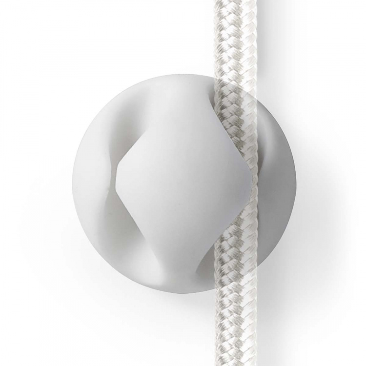 Nedis Kabelhantering | Kabelklämma | Klicka och Go | 6 st. | Antal platser: 2 Skivor | Maximal kabeltjocklek: 5.3 mm | TPE | Vit Nedis Kabelhantering | Kabelklämma | Klicka och Go | 6 st. | Antal platser: 2 Skivor | Maximal kabeltjocklek: 5.3 mm | TPE | Vit