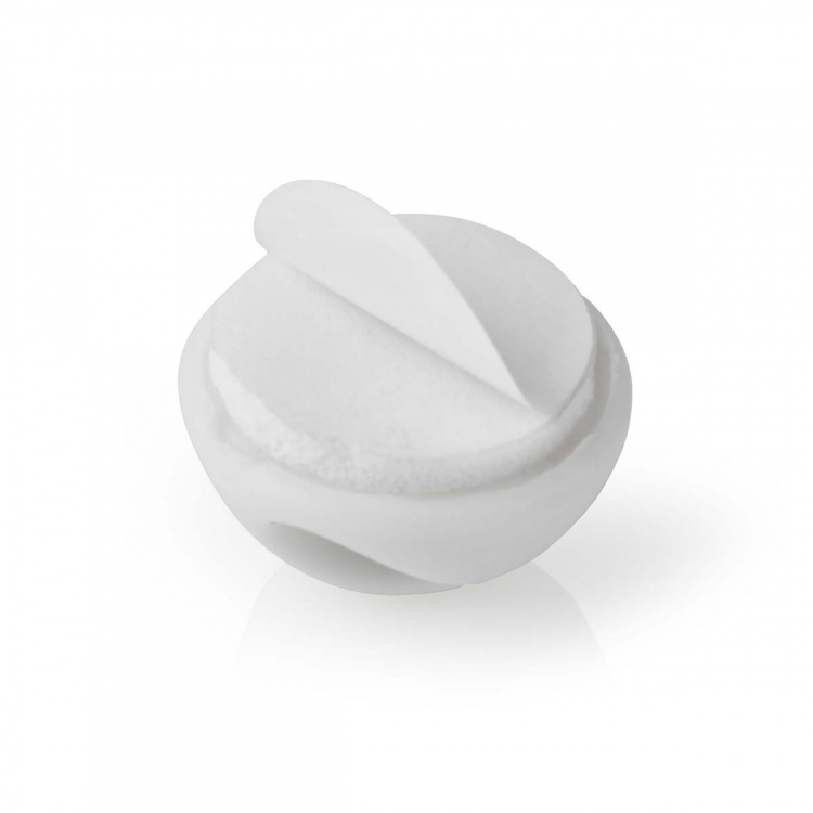 Nedis Kabelhantering | Kabelklämma | Klicka och Go | 6 st. | Antal platser: 2 Skivor | Maximal kabeltjocklek: 5.3 mm | TPE | Vit Nedis Kabelhantering | Kabelklämma | Klicka och Go | 6 st. | Antal platser: 2 Skivor | Maximal kabeltjocklek: 5.3 mm | TPE | Vit