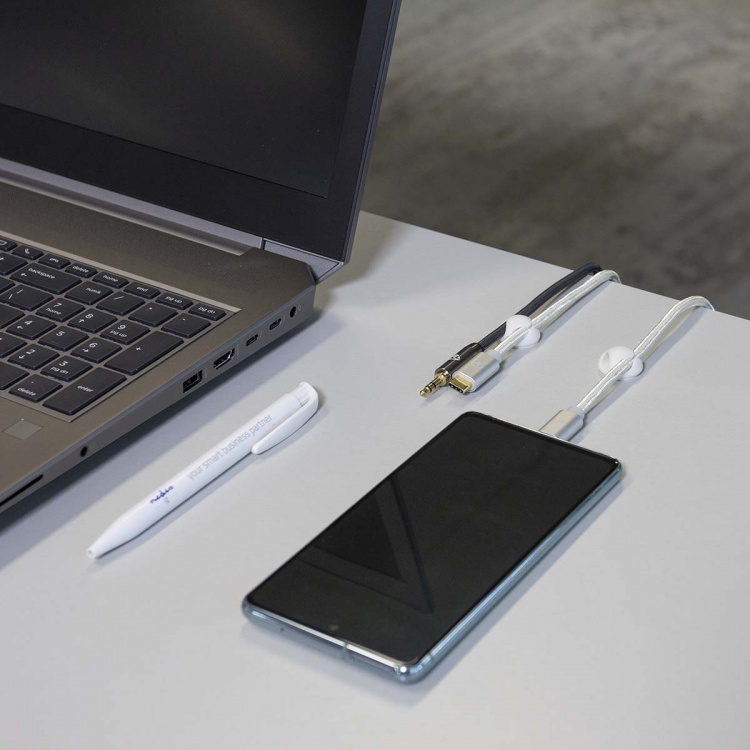 Nedis Kabelhantering | Kabelklämma | Klicka och Go | 6 st. | Antal platser: 2 Skivor | Maximal kabeltjocklek: 5.3 mm | TPE | Vit Nedis Kabelhantering | Kabelklämma | Klicka och Go | 6 st. | Antal platser: 2 Skivor | Maximal kabeltjocklek: 5.3 mm | TPE | Vit