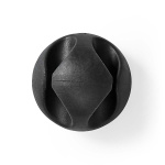 Nedis Kabelhantering | Kabelklämma | Klicka och Go | 6 st. | Antal platser: 2 Skivor | Maximal kabeltjocklek: 5.3 mm | TPE | Svart