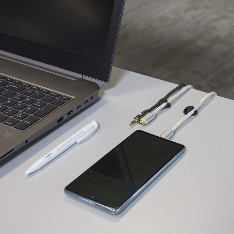 Nedis Kabelhantering | Kabelklämma | Klicka och Go | 6 st. | Antal platser: 2 Skivor | Maximal kabeltjocklek: 5.3 mm | TPE | Svart