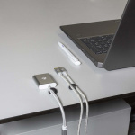 Nedis Kabelhantering | Kabelklämma | Klicka och Go | 6 st. | Antal platser: 2 Skivor | Maximal kabeltjocklek: 5.3 mm | TPE | Svart