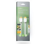 Nedis High Speed ​​HDMI ™ kabel med Ethernet | HDMI™ Kontakt | HDMI™ Kontakt | 4K@60Hz | ARC | 18 Gbps | 3.00 m | Rund | PVC | Vit | Låda