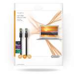 Nedis CAT7 nätverkskabel | S/FTP | RJ45 hane | RJ45 hane | 10.0 m | Snagless | Rund | LSZH | Svart | Kuvert