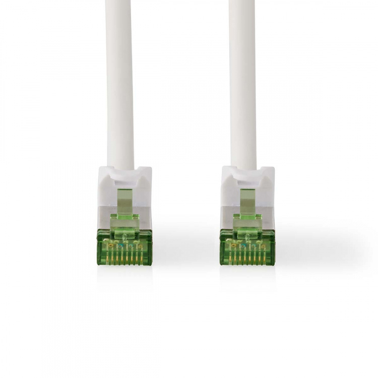 Nedis CAT7 nätverkskabel | S/FTP | RJ45 hane | RJ45 hane | 2.00 m | Snagless | Rund | LSZH | Vit | Låda