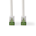 Nedis CAT7 nätverkskabel | S/FTP | RJ45 hane | RJ45 hane | 5.00 m | Snagless | Rund | LSZH | Vit | Låda