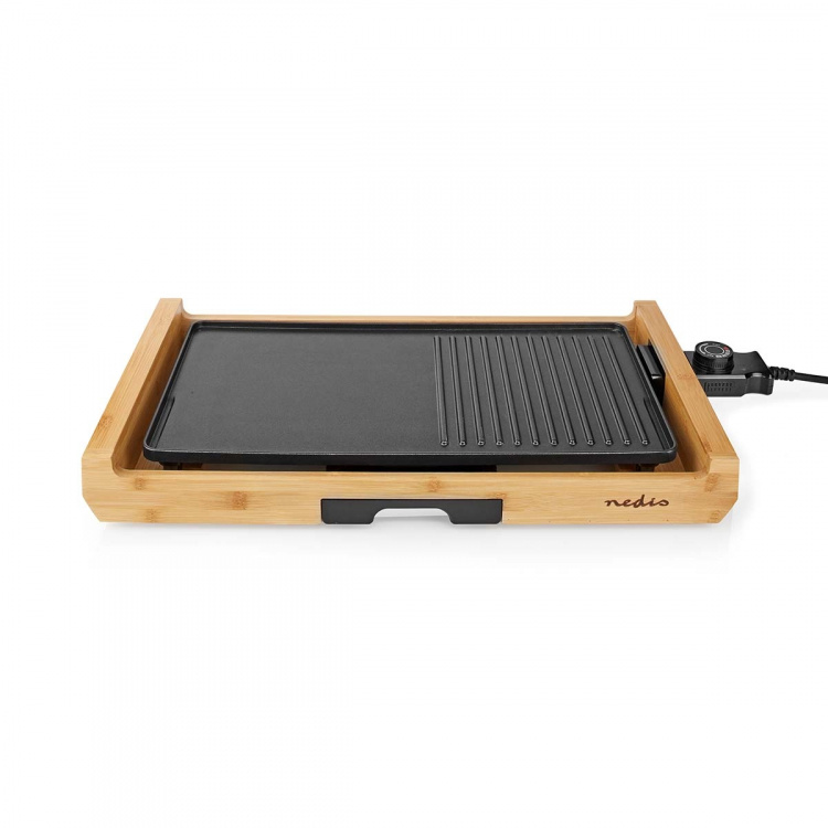 Nedis Teppanyaki Bordsgrill | Bakytan (l x b): 43 x 23 cm | Antal personer: 6 Personer | Non-stick beläggning | 4 Värmeinställningar