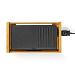 Nedis Teppanyaki Bordsgrill | Bakytan (l x b): 43 x 23 cm | Antal personer: 6 Personer | Non-stick beläggning | 4 Värmeinställningar