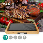 Nedis Teppanyaki Bordsgrill | Bakytan (l x b): 43 x 23 cm | Antal personer: 6 Personer | Non-stick beläggning | 4 Värmeinställningar
