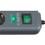 brennenstuhl Surge Skyddad Extension Socket Eco-Line 6-Way1.50 m - Jordad Kontakt