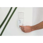 Brennenstuhl Tråslöst kontaktset Inomhus 3 x F (CEE 7/3) Vit