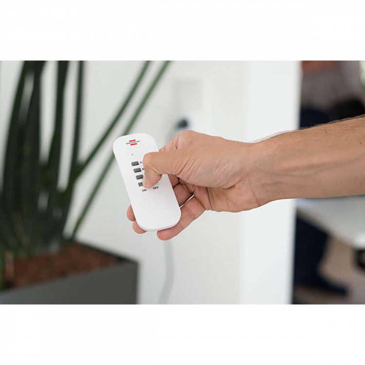 Brennenstuhl Tråslöst kontaktset Inomhus 3 x F (CEE 7/3) Vit