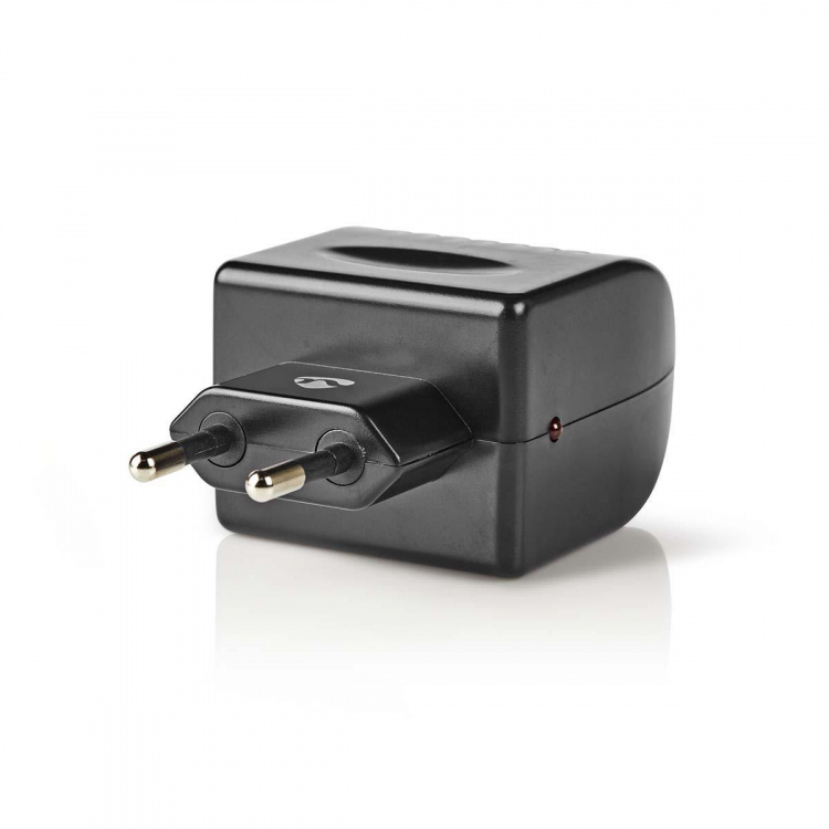 Nedis Eluttag Adapter | Euro / Typ C (CEE 7/16) | 100 - 240 V AC 50/60 Hz | 12 V DC | 6 W | Strömadapter | 0.3 A | Svart | Plast Nedis Eluttag Adapter | Euro / Typ C (CEE 7/16) | 100 - 240 V AC 50/60 Hz | 12 V DC | 6 W | Strömadapter | 0.3 A | Svart | Plast