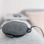 Estilo laddstation med textilyta (möbeluttag med 1x Euro-uttag och 2x USB-laddare, inklusive kardborreband)