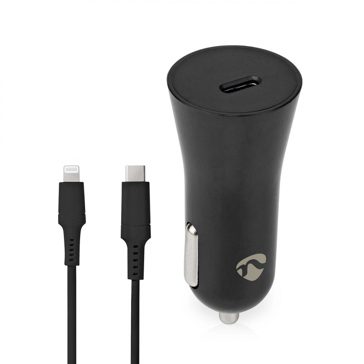 Nedis Billaddare | 20 W | 1.67 / 2.22 / 3.0 A | Antal utgångar: 1 | Port typ: USB-C™ | Lightning 8-Pin (Lös) Kabel | 1.00 m | Automatiskt val av Spänning Nedis Billaddare | 20 W | 1.67 / 2.22 / 3.0 A | Antal utgångar: 1 | Port typ: USB-C™ | Lightning 8-Pin (Lös) Kabel | 1.00 m | Automatiskt val av Spänning